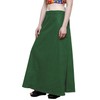 Stylesindia Women's Cotton Readymade Indian Inskirt Saree Petticoats Underskirt-Deep Green