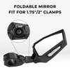 Aluminum UTV Side Mirrors With Led Rock Lights, Left Right
