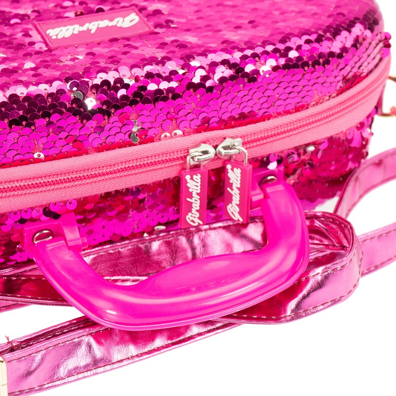 Nice Group Girabrilla Make-Up Case - Magenta/Silver