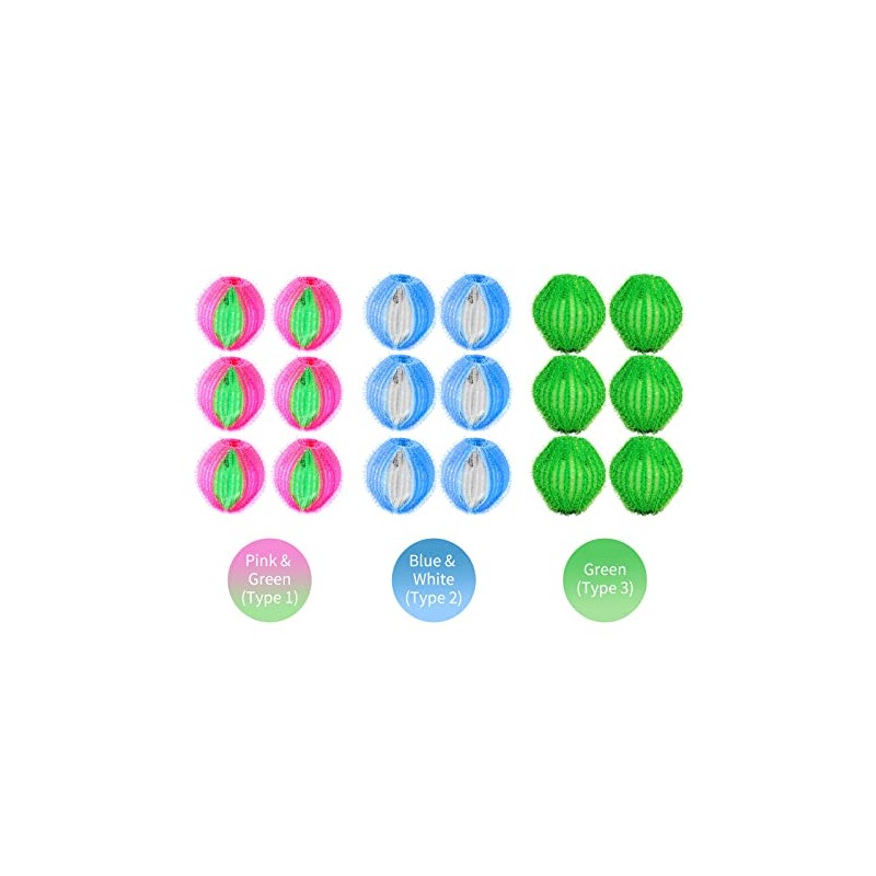 Reusable Pet Hair Remover Balls for Laundry - 6 Pack