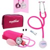 Baumanometro Aneroide Medstar Kit con Estetoscopio de Doble Campana FULL