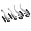 Bohaner Bicycle Brake Set Silver Complete V-Brake Bicycle Brake Set