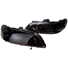 Spec-D Tuning 2LH-ACD98G-RS Honda Accord Lx Ex Dx Se 2/4Dr Jdm Smoke Crystal Headlights Lamp