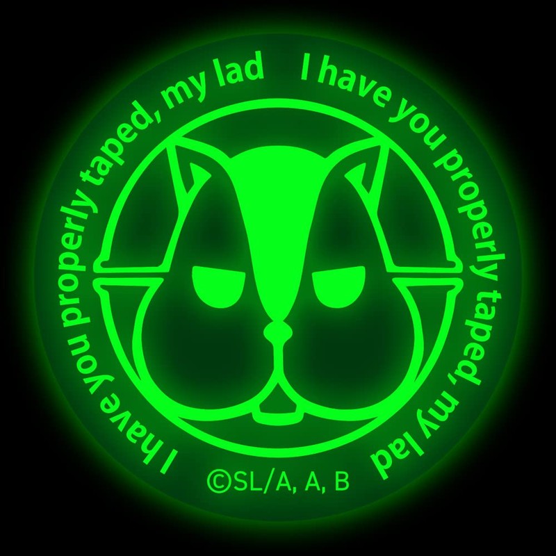 Licorice Recoil High Luminous Can Badge Walnut