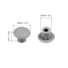 sourcing map Shelf Peg Hole Plugs 5mm Dia Gray Plastic
