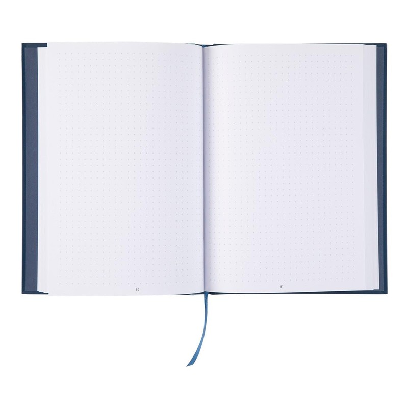 Draeger Paris A5 Dot Notebook - Navy Blue