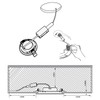 EGLO Recessed Light, Matte Nickel