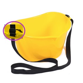 Farm Basket for Collecting Fruits and Berries with Handle and Strap Basket for Collecting Berries Container for Collecting Berries and Fruits Convenient Support Ergonomic Bucket Shape Mix (Yellow)