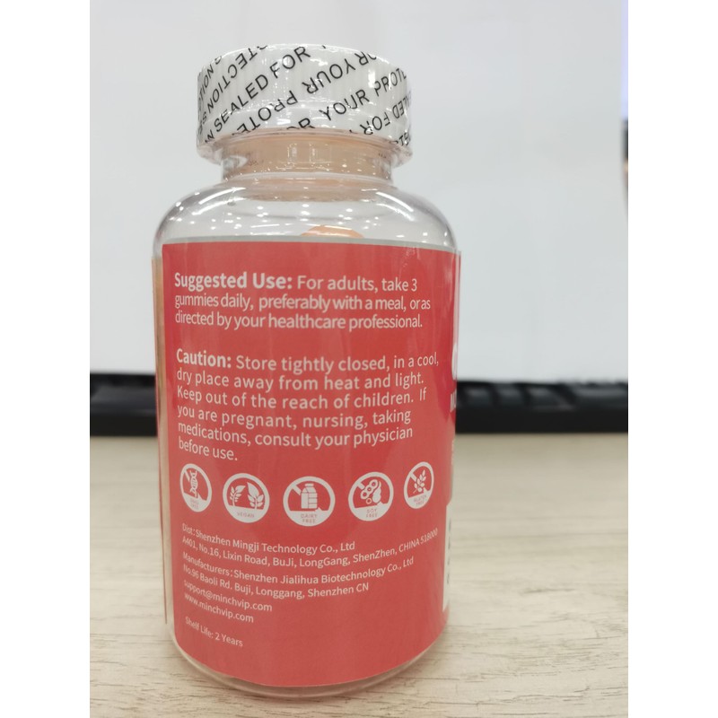 M inch Creatine Monohydrate Gummies - Berry Flavor, 60 Gummies,