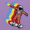 Spaceman Astronaut Skateboard Patch Embroidered Applique Badge Iron On Sew