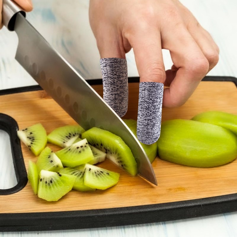 20 Pcs Finger Cots Cut Resistant Protector,Reusable Fingertip Covers Large