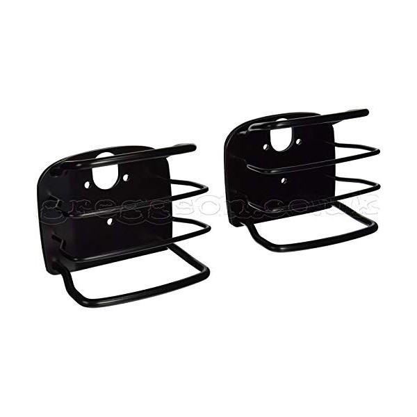 Smittybilt 8660 Euro Taillight Guards, 2-Piece 76-06 CJ/YJ/TJ Black