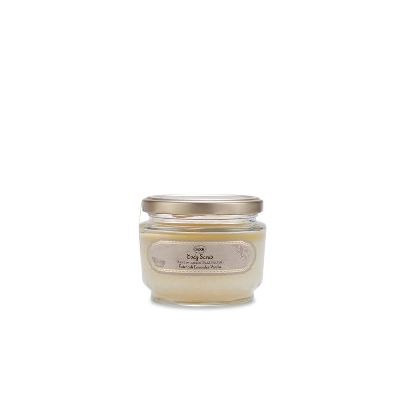 SABON Body Scrub, 11.3 oz (320 g), Patchouli, Lavender, Vanilla