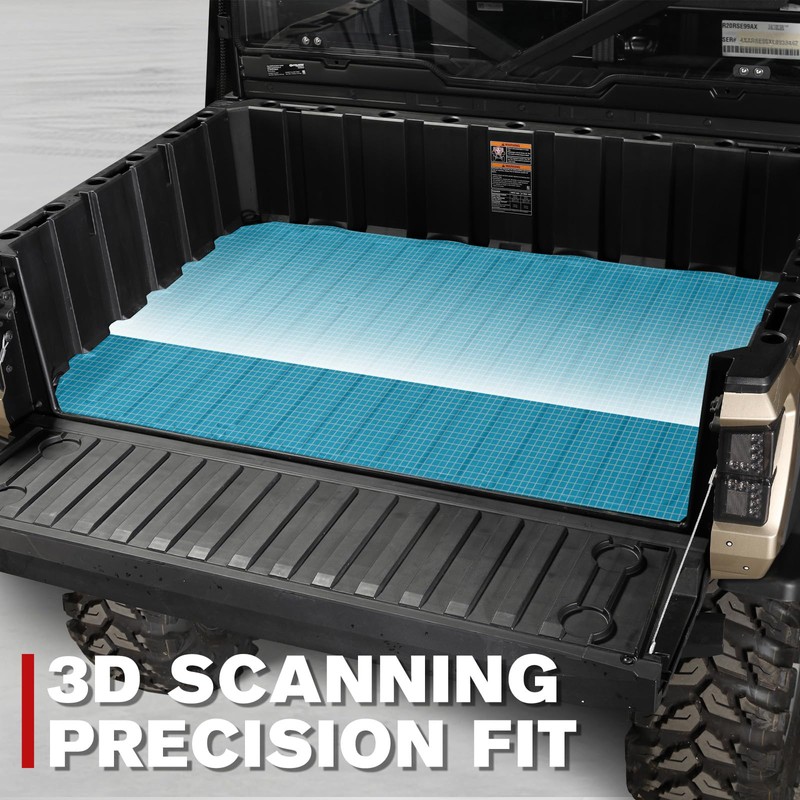 AUPOWER Cargo Bed Mat for Polaris Ranger 1000/1000 XP/1000 XP