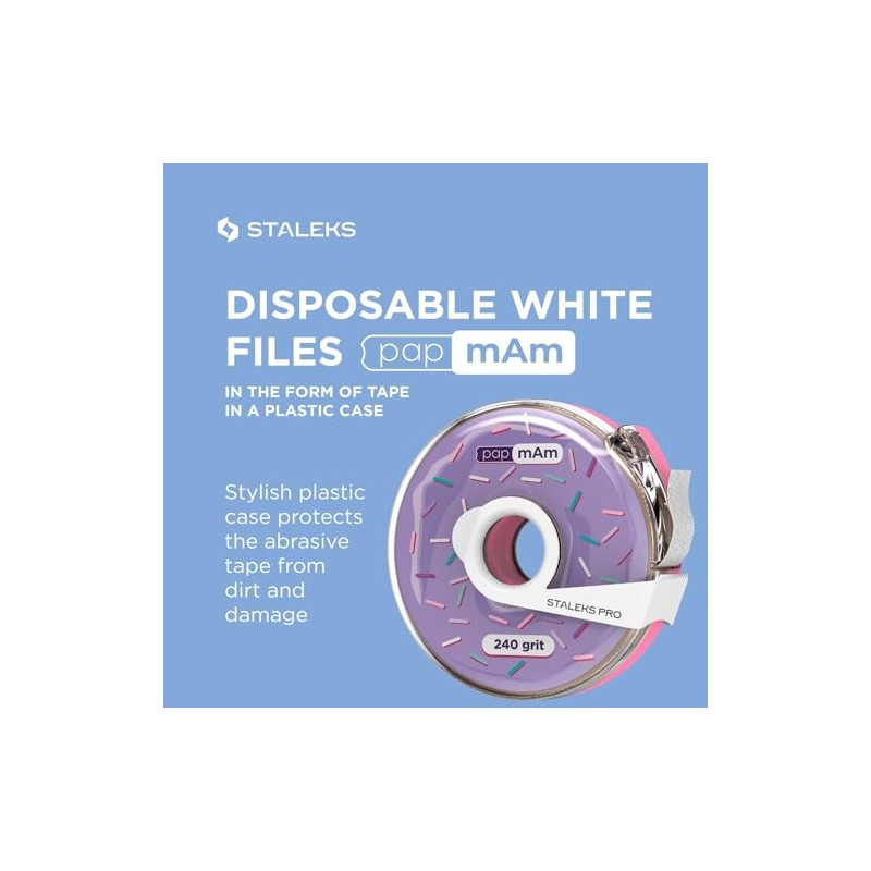STALEKS PRO Recambio de Lima de Uñas Blanca - 80