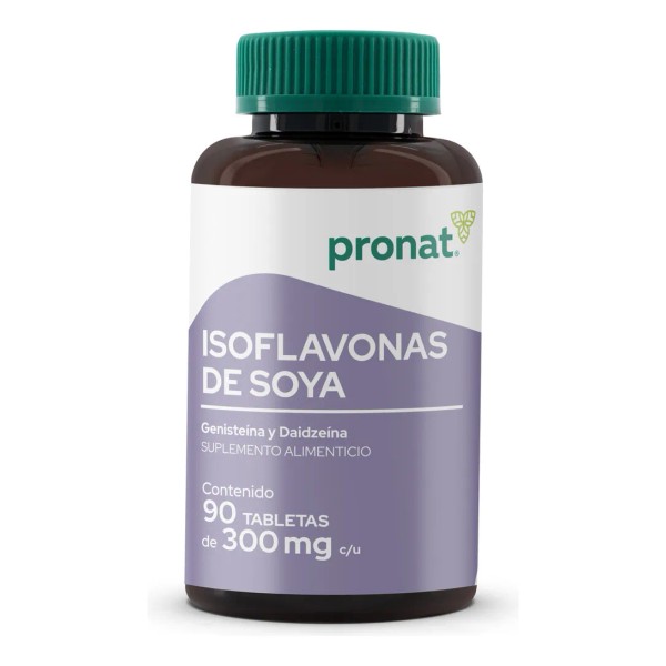 Isoflavonas de Soya 90 Tabletas Pronat - Producto Original de