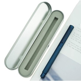 Hongdian Dark Blue Forest Fude Fountain Pen Curved Nib Calligraphy Classic Design with Converter and Metal Gift Box