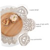 ULTECHNOVO 2pcs Peacock Tail Placemat Decoration Party Table Mat Table