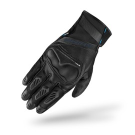 SHIMA Hero GLV Motorcycle Gloves Men's Leather Short Winter Motorcycle Gloves Waterproof Protection Touchscreen City Leather Gloves Motorcycle Reinforced Lightweight (Men, Waterproof Black, XL)