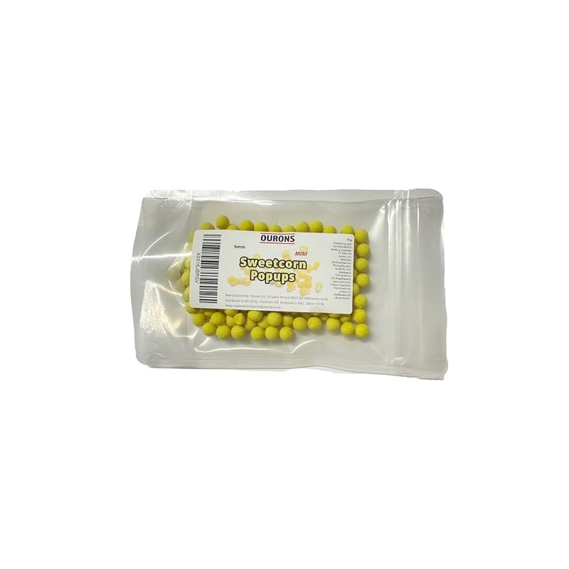 9mm Sweetcorn Mini Pop Ups Prime Fishing Bait