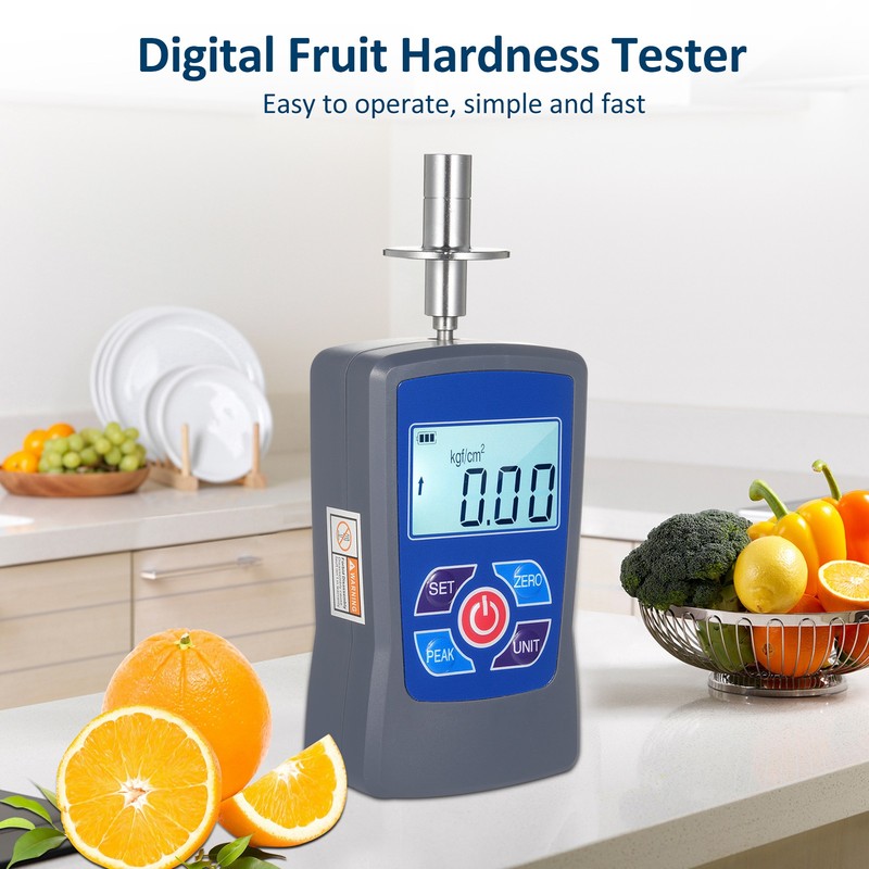 Digital Fruit Hardness Tester Digital Display Mini Fruit Durometer with