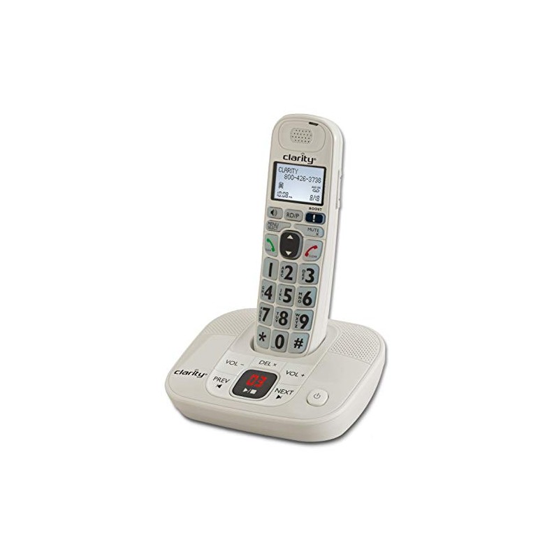 Clarity 53714 Dect 6.0 Teléfono inalámbrico Amplificado con Sistema de