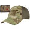 Condor MESH Fitted Tactical Cap Bundle - Blackbeard Coyote -
