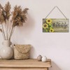 Global Trendy Sunflowers Welcome Sign Home Accents Handmade Welcome Sign