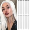 TOFAFA 22 inch Colored Hair Extensions, Multi-colors Party Highlights Clip