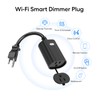 Eva's Light Smart Dimmer Plug, WiFi Outdoor Smart Plug, IP65