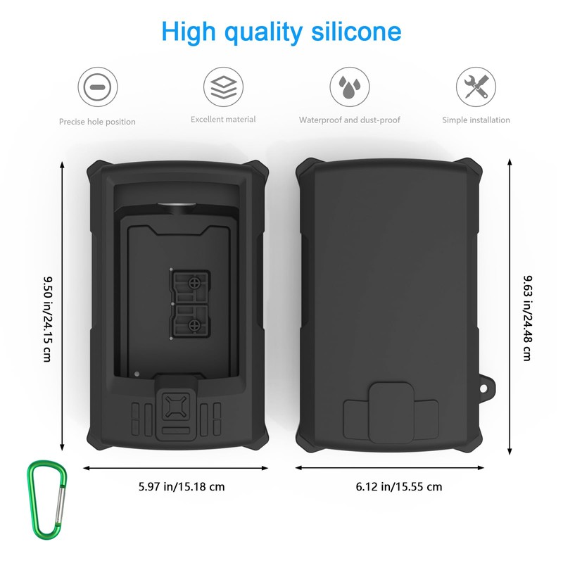 VOMENC Fish Finder Protective Silicone Skin Cover Compatible with Garmin