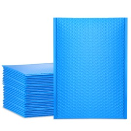 UCGOU Bubble Mailers 9.5x14.5 Inch Blue 25 Pack Poly Padded Envelopes Large #4 Mailing Packages Opaque Packaging Postal Self Seal Adhesive Waterproof Boutique Shipping Bags for Clothes