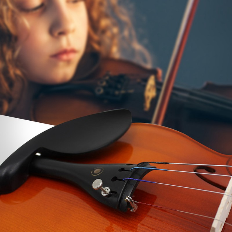 3 in 1 Ebony Tailpiece with Rope Fine Tuners Kits