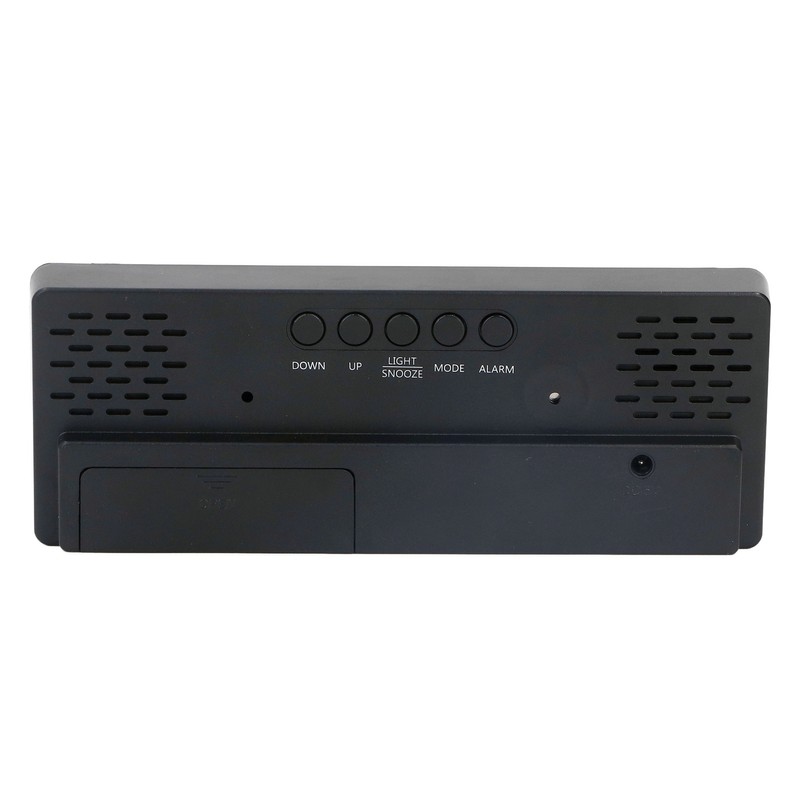 Colorful LED Digital Alarm Clock Large LED Screen Electronic Alarm
