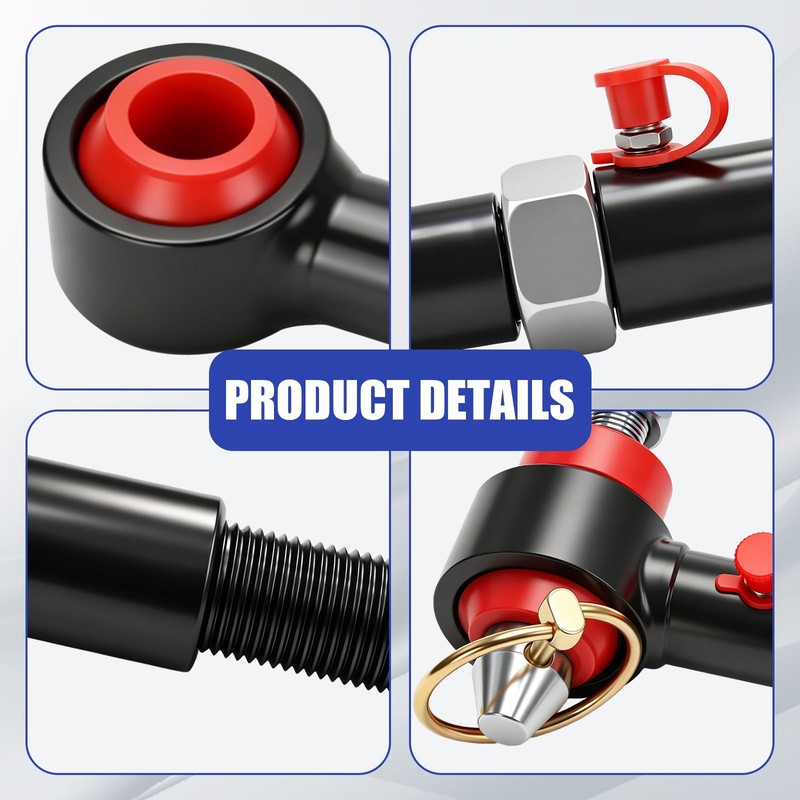 2.5" - 6" Lift Front Sway Bar Quicker Disconnect System