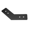 Mewutal 4pcs 135 Degree Angle Brackets 3mm Carbon Steel Mending