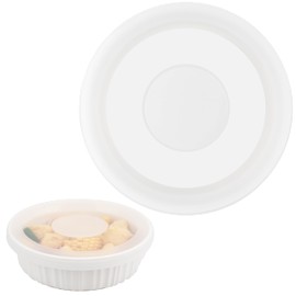 Purekra Silicone Lids for Corningware 1.5 Quart Round Dish, 1 Pack Reusable Covers for CorningWare Baking Dish (Dish not Included) Dishwasher & Microwave & Freezer Safe