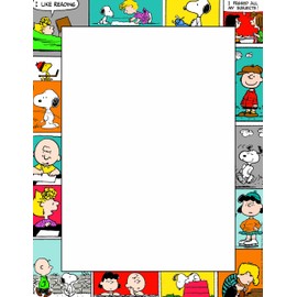 Eureka Peanuts Comic Blocks Computer Paper, Package of 50 Sheets (812112)
