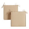 Greendale Home Fashions Outdoor 18'' Square Reversible Seat Cushion with