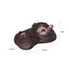 Juliahestia Hippo Head Pool Float Pond Decor Floating Hippopotamus Decoy