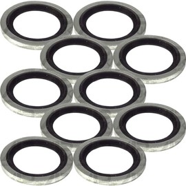 APUK 10x Bonded Seal 1/2" BSP Set Replacement for Case Ford New Holland Massey Ferguson Tractor