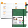 KAFENDA Password Book with Alphabetical Tabs, Address Book for Website