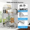 Upgrade 3 Tier Over Sink Dish Drying Rack Adjustable Width