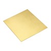 QUARKZMAN Brass Sheet, 4" x 4" Metal Sheets 0.08" Thick