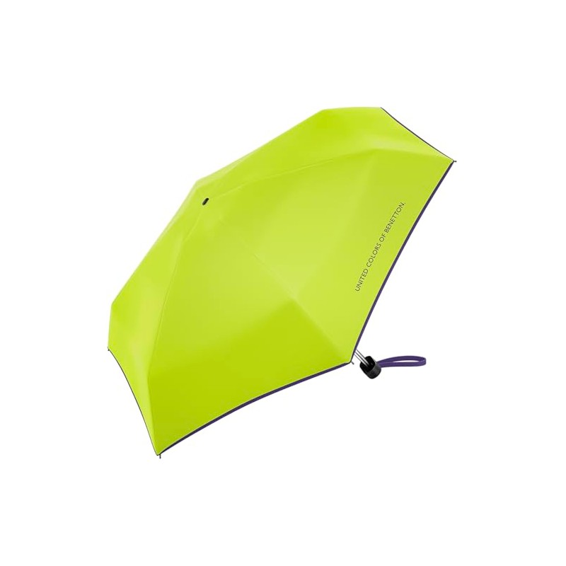 Benetton Pocket Umbrella Ultra Mini Flat Solid, Kiwi Colada