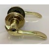 WEISER AVALON DOOR PASSAGE LEVER 100AVL 3 BRASS HALLWAY AND