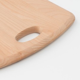 Wooden Chopping Board Kitchen Wooden Chopping Board Kitchen Accessories Large and Small Bread Boards and Serving Boards Wooden Cutting Board (Beech with Handle, 28 x 20 x 2 cm)