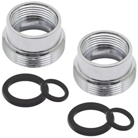 2 Pcs Faucet Adapter, Tap Aerator Connector for Bathroom Kitchen Water Purifier Faucet Adapter Faucet Aerator Water Purifier Adapter (16mm Female to 22mm Male)