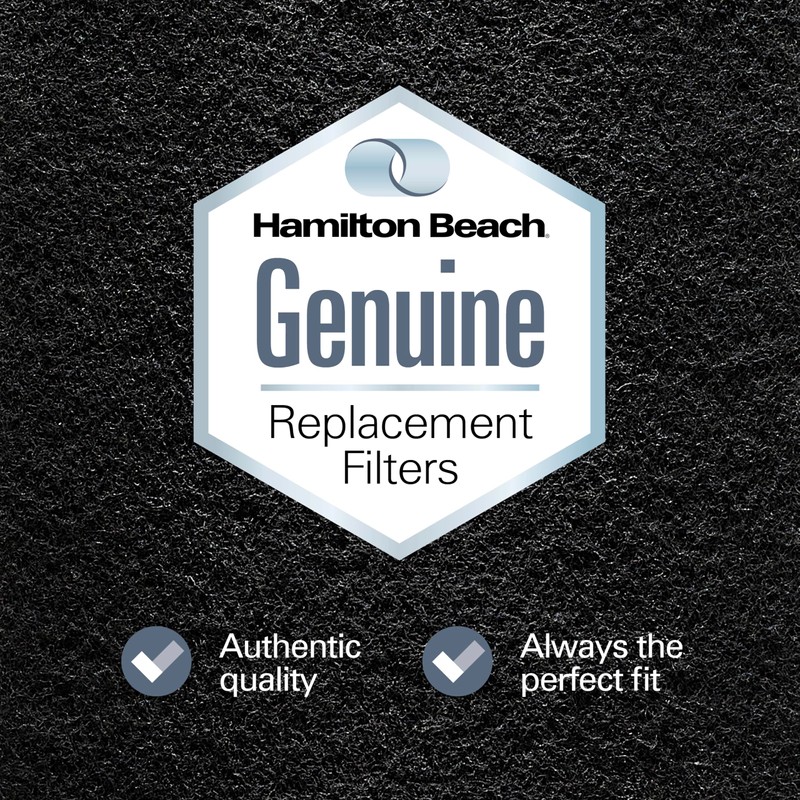 Hamilton Beach Genuine Replacement Activated Carbon Filters for TrueAir Medium