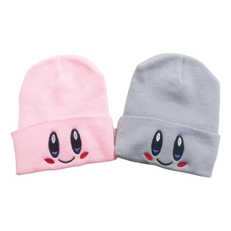 1 Pz Beanie Gorrito Invernal De Kirby Invierno Geek